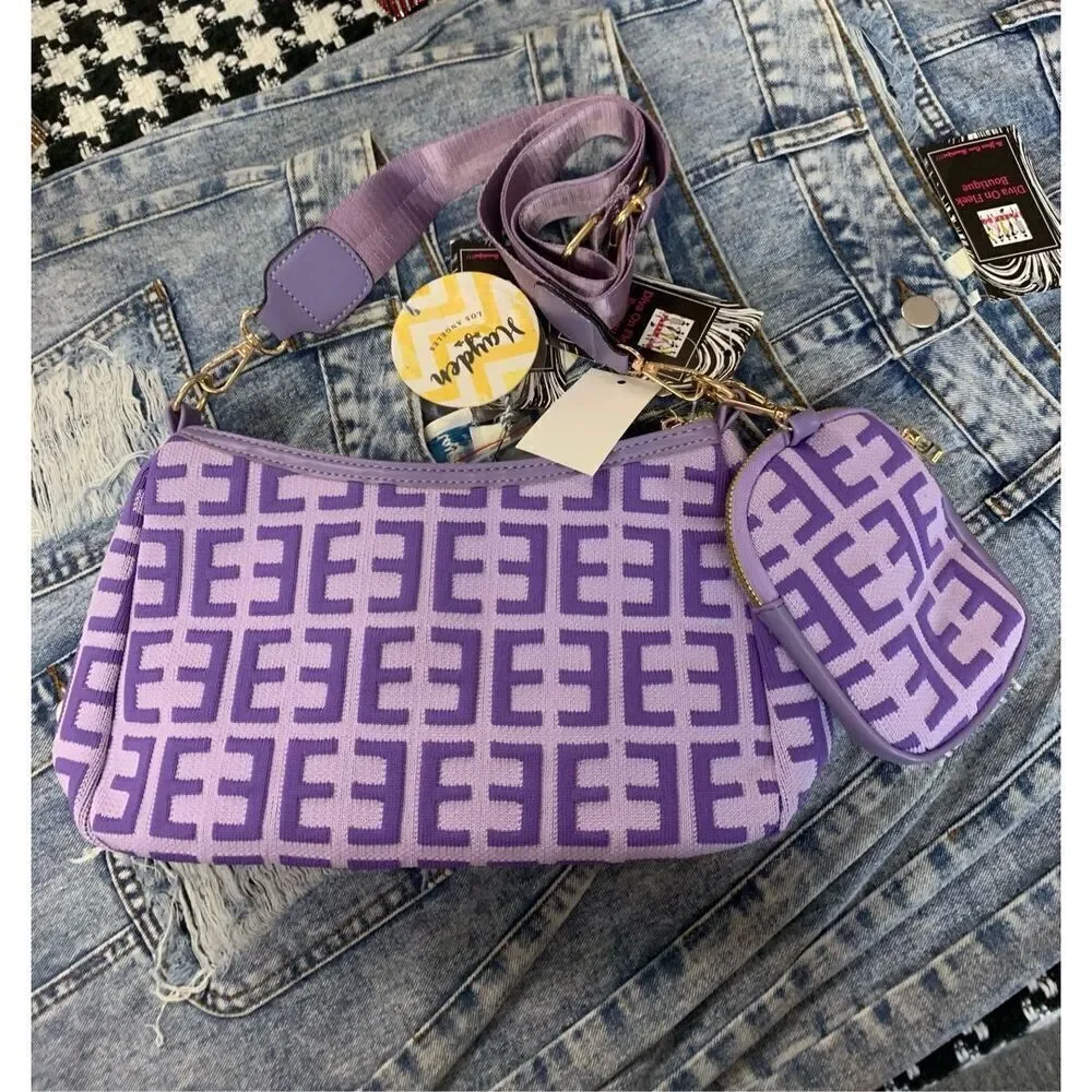 Monogrammed 2 Piece Crossbody Bag